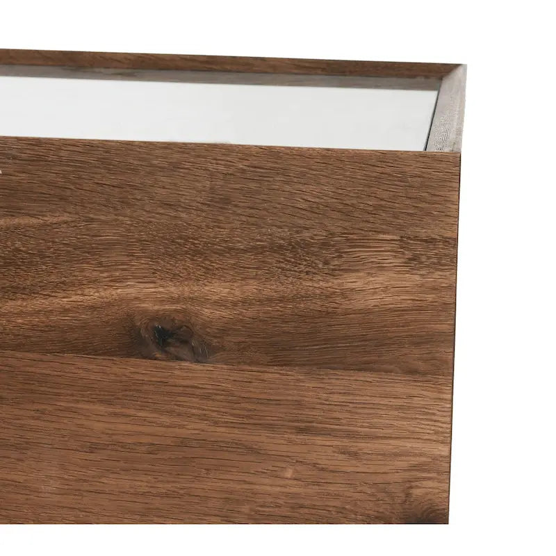 Table d'appoint en bois brun Classic Home Santa Barbara 26